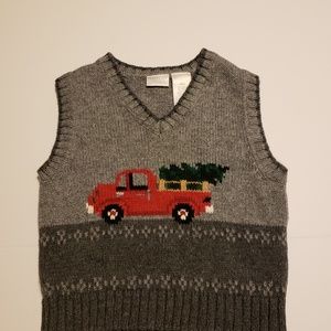 Toddler's Christmas Sweater Vest